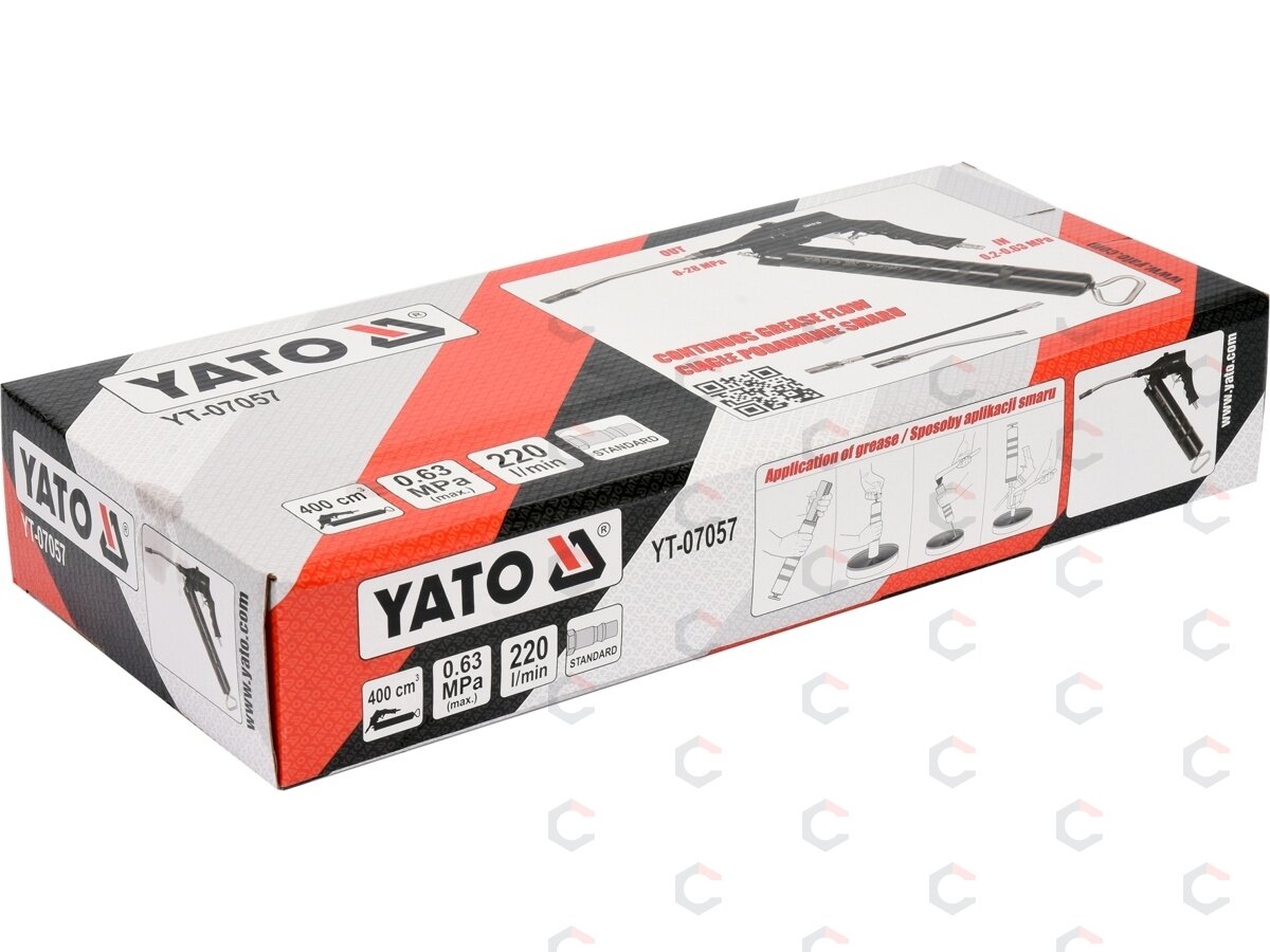 Pneumatinis tepimo pistoletas | 400 cm3 (YT-07057) 1