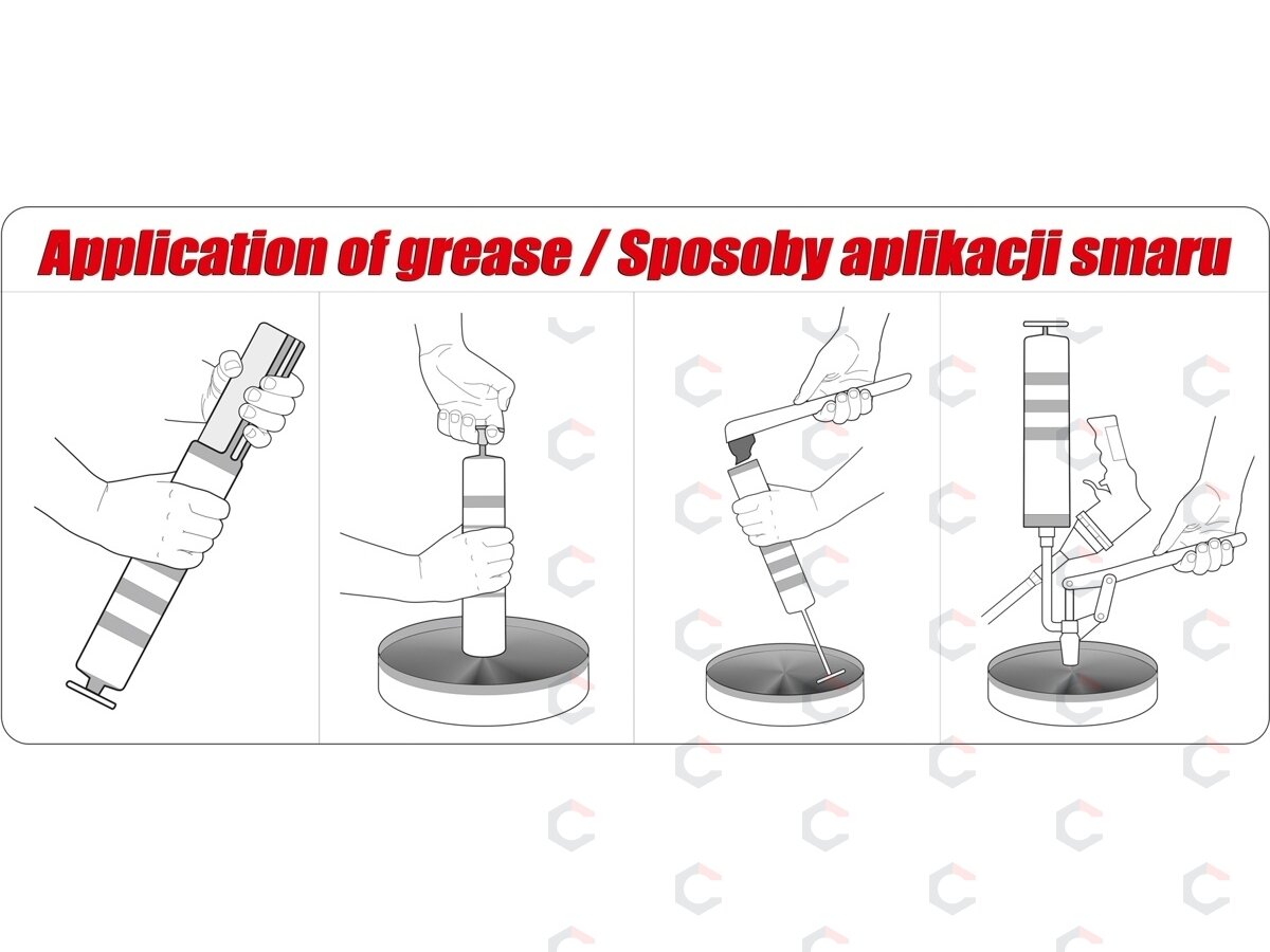 Pneumatinis tepimo pistoletas | 400 cm3 (YT-07057) 3