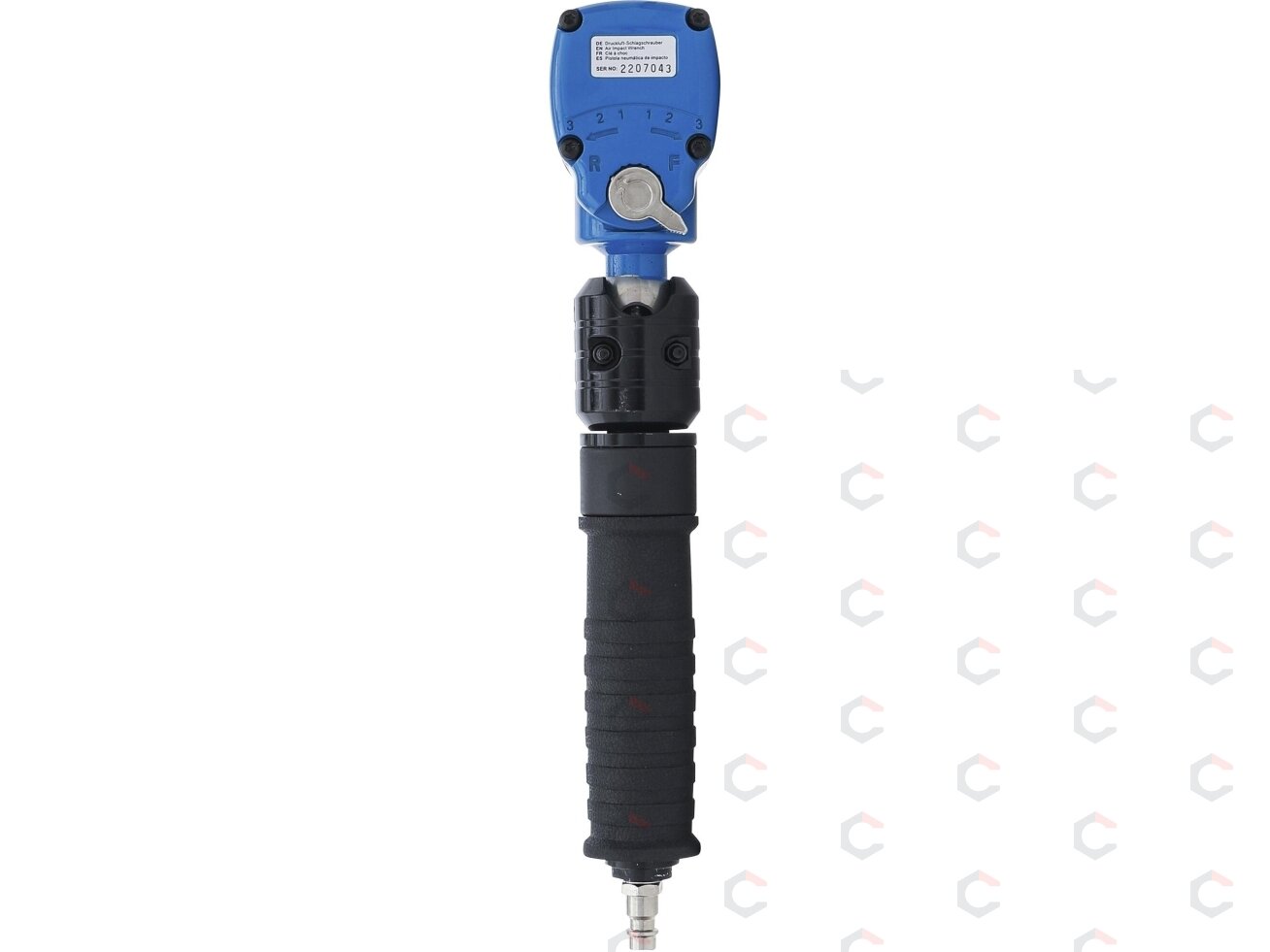 Pneumatinis smūginis veržliasukis | su pakreipiama galvute ir smūginių galvučlų rinkiniu | 12,5 mm (1/2") | 650 Nm | 10 vnt. (74348) 7 Pneumatinis smūginis veržliasukis | su pakreipiama galvute ir smūginių galvučlų rinkiniu | 12,5 mm (1/2") | 650 Nm | 10 vnt. (74348) 7