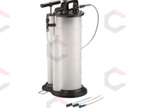 Pneumatinis-rankinis techninių skysčių išsiurbimo bakas | 9 l (HTG1042) 2