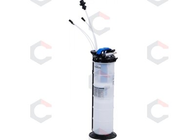 Vakuuminė skysčių nusiurbimo pompa | pneumatinė ir rankinė | 10 l (74667)