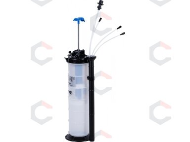Vakuuminė skysčių nusiurbimo pompa | pneumatinė ir rankinė | 10 l (74667)