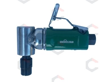 Pneumatinis šlifuoklis kampinis mažas - mini (3 arba 6mm) 90°, 108 mm ilgio (PAG-01A) Pneumatinis šlifuoklis kampinis mažas - mini (3 arba 6mm) 90°, 108 mm ilgio (PAG-01A)