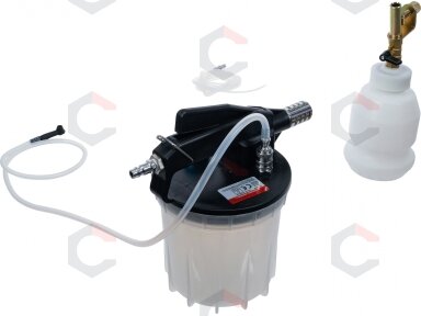 Pneumatinis stabdžių nuorinimo rinkinys | 2 vnt. | su papildymo ir ištraukimo sistema (74408) Pneumatinis stabdžių nuorinimo rinkinys | 2 vnt. | su papildymo ir ištraukimo sistema (74408)