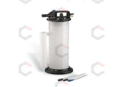 Pneumatinis techninių skysčių išsiurbimo bakas | 9 l (HTG1042B) Pneumatinis techninių skysčių išsiurbimo bakas | 9 l (HTG1042B)