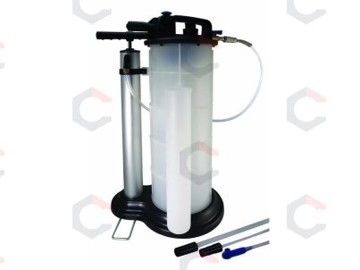 Pneumatinis-rankinis techninių skysčių išsiurbimo bakas | 9 l (HTG1042) Pneumatinis-rankinis techninių skysčių išsiurbimo bakas | 9 l (HTG1042)