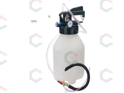 Pneumatinis tepalo užpylimo ir išsiurbimo įrenginys su ATF adapteriais | 6 L | 15 vnt. (FD6L) 5 Pneumatinis tepalo užpylimo ir išsiurbimo įrenginys su ATF adapteriais | 6 L | 15 vnt. (FD6L) 5