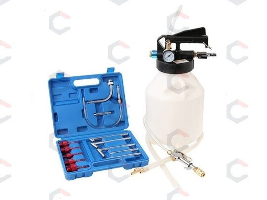 Pneumatinis tepalo užpylimo ir išsiurbimo įrenginys su ATF adapteriais | 6 L | 15 vnt. (FD6L) Pneumatinis tepalo užpylimo ir išsiurbimo įrenginys su ATF adapteriais | 6 L | 15 vnt. (FD6L)