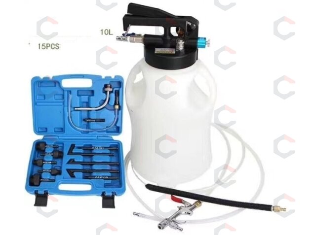 Pneumatinis tepalo užpylimo ir išsiurbimo įrenginys su ATF adapteriais | 8 L | 15 vnt. (FD8L) Pneumatinis tepalo užpylimo ir išsiurbimo įrenginys su ATF adapteriais | 8 L | 15 vnt. (FD8L)