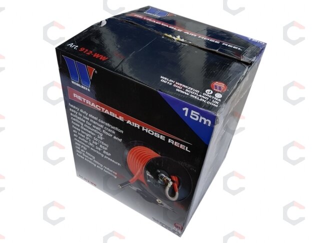 Pneumatinė žarna guma+ (HYBRID) su rite 15m + 60 cm (HR15A-1) 6 Pneumatinė žarna guma+ (HYBRID) su rite 15m + 60 cm (HR15A-1) 6