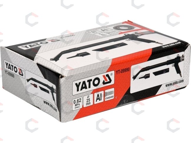 Pneumatinis dulkių siurblys YATO | 6,2 bar | 1/4" | su antgaliais (YT-09990) 2 Pneumatinis dulkių siurblys YATO | 6,2 bar | 1/4" | su antgaliais (YT-09990) 2
