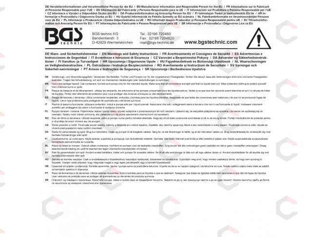 Vakuuminė skysčių nusiurbimo pompa | pneumatinė ir rankinė | 10 l (74667) 5