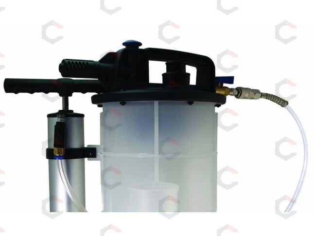 Pneumatinis-rankinis techninių skysčių išsiurbimo bakas | 9 l (HTG1042) 3