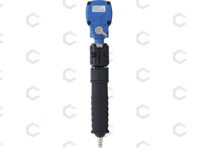 Pneumatinis smūginis veržliasukis | su pakreipiama galvute ir smūginių galvučlų rinkiniu | 12,5 mm (1/2") | 650 Nm | 10 vnt. (74348) 7 Pneumatinis smūginis veržliasukis | su pakreipiama galvute ir smūginių galvučlų rinkiniu | 12,5 mm (1/2") | 650 Nm | 10 vnt. (74348) 7
