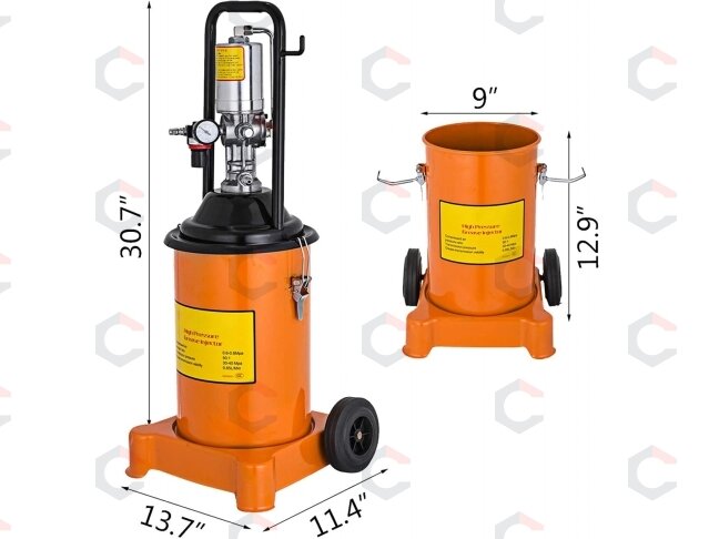 Pneumatinis tepimo įrenginys | 12 l (H0706) 5
