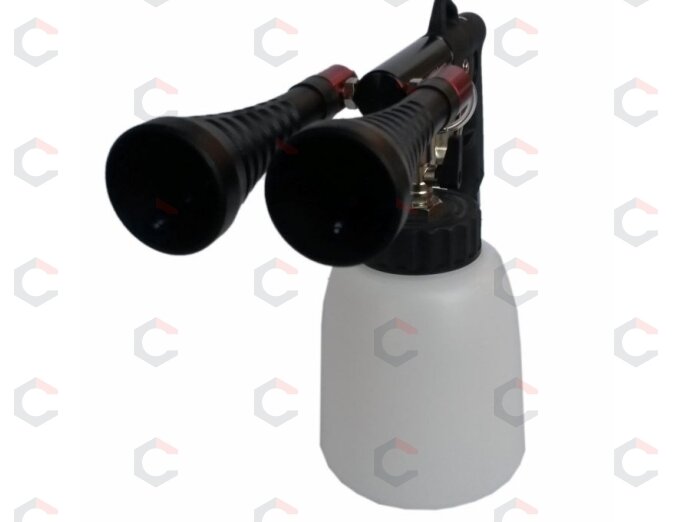 Pneumatinis plovimo/džiovinimo pistoletas su 2 išcentriniais antgaliais (RH2003) 2 Pneumatinis plovimo/džiovinimo pistoletas su 2 išcentriniais antgaliais (RH2003) 2