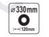Pneumatinis ratukas sodo vežimėliui YT-86970 | 330 mm (YT-86952) 4 Pneumatinis ratukas sodo vežimėliui YT-86970 | 330 mm (YT-86952) 4