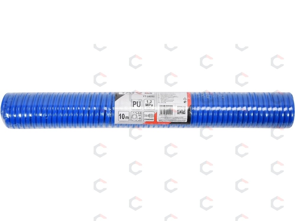 Pneumatinė žarna su antgaliais | 5.5 x 8 mm | 10 m | PU (YT-24202) 1 Pneumatinė žarna su antgaliais | 5.5 x 8 mm | 10 m | PU (YT-24202) 1