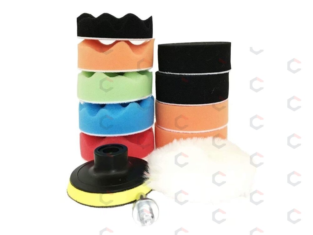 Poliravimo padų rinkinys | Ø 115 mm | 12 vnt. (BW1012) Poliravimo padų rinkinys | Ø 115 mm | 12 vnt. (BW1012)