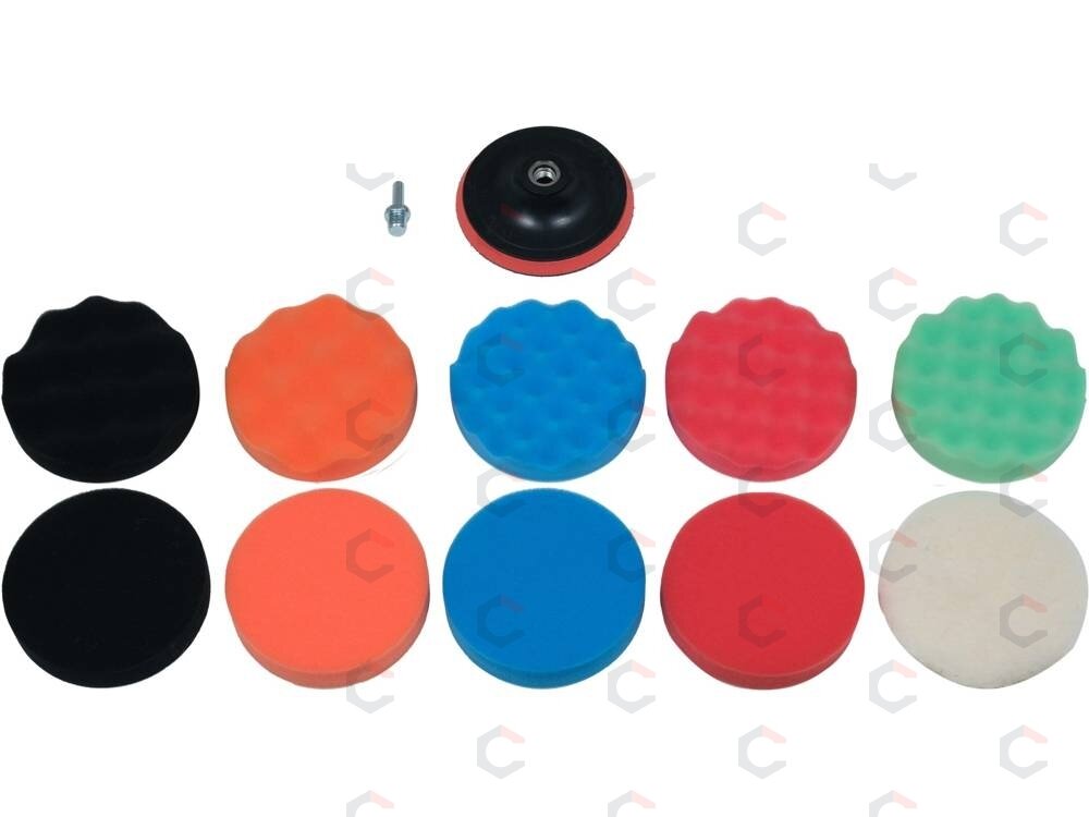 Poliravimo rinkinys | 125 mm | M14 | 12 vnt (YT-47931) Poliravimo rinkinys | 125 mm | M14 | 12 vnt (YT-47931)
