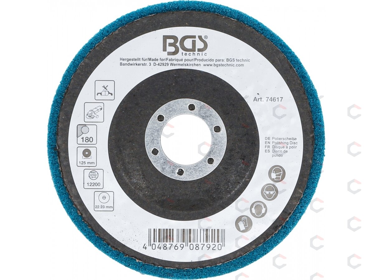 Poliravimo diskas | Aliuminio oksidas | Ø 125 mm | Grūdelių dydis 180 (74617) 2 Poliravimo diskas | Aliuminio oksidas | Ø 125 mm | Grūdelių dydis 180 (74617) 2