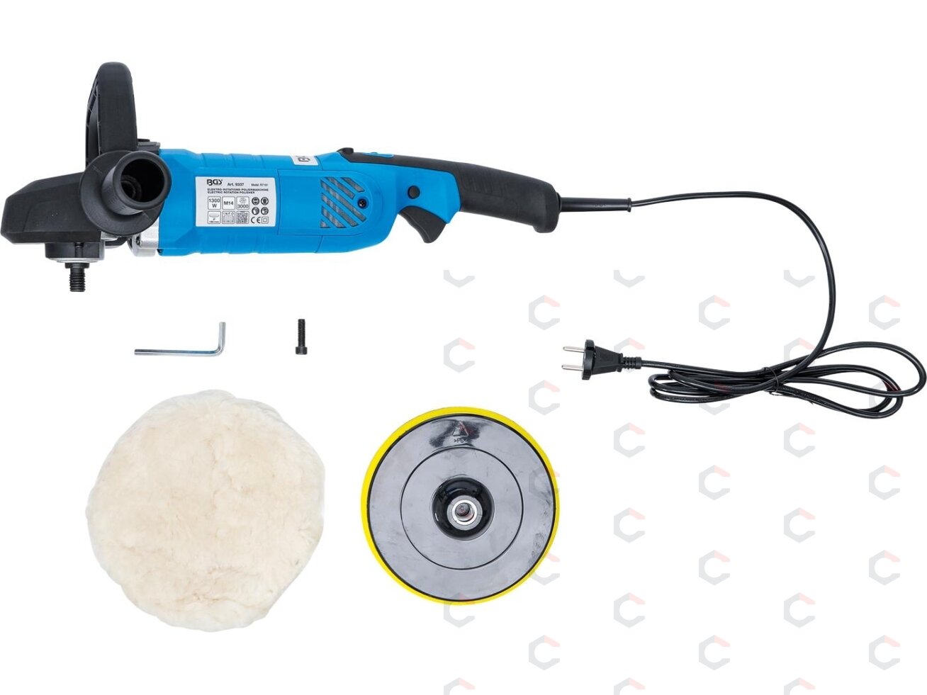 Poliravimo mašinėlė | max. 3000 rpm | 1300 W | Ø 180 mm (9337) 1