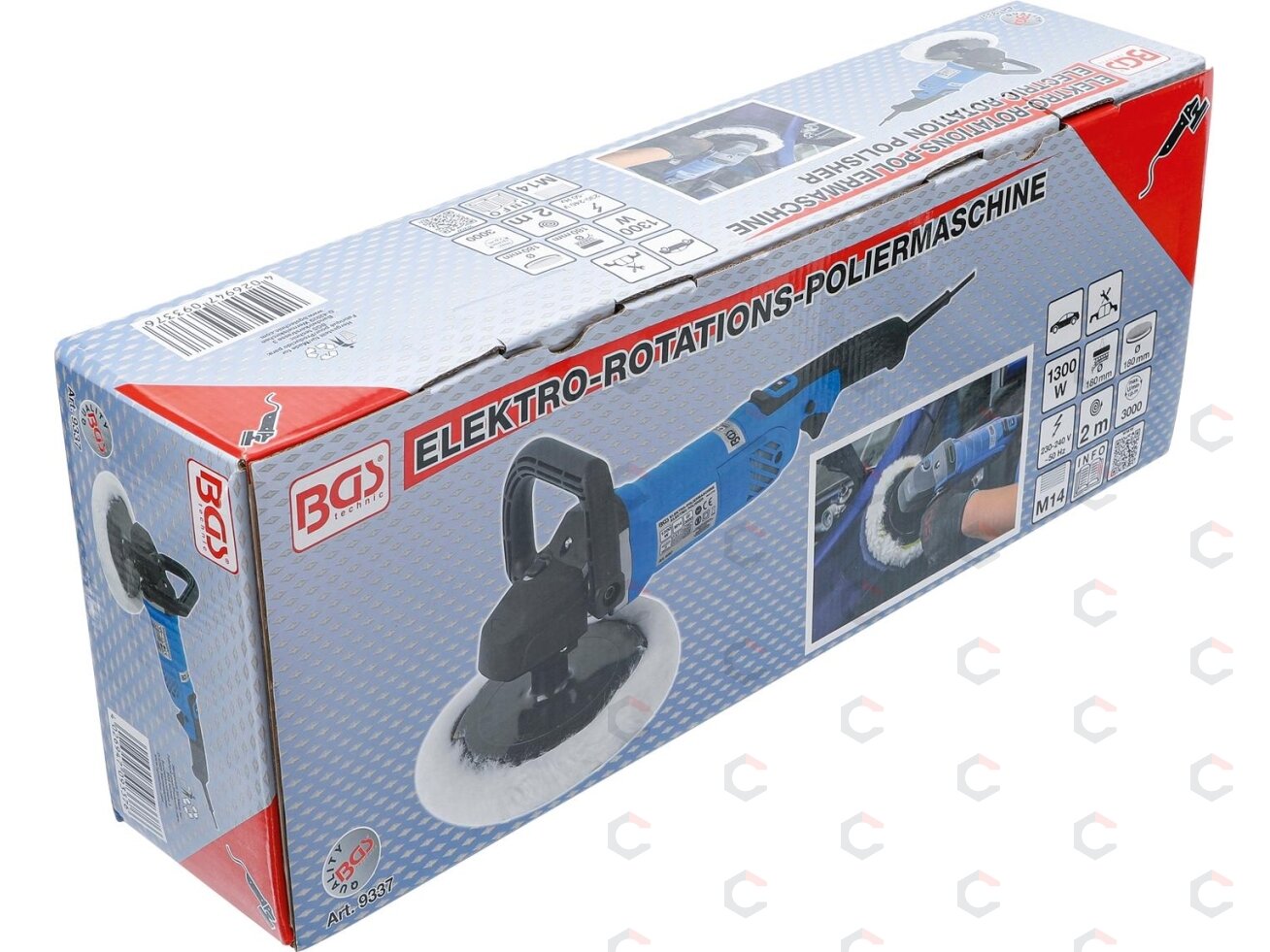 Poliravimo mašinėlė | max. 3000 rpm | 1300 W | Ø 180 mm (9337) 2