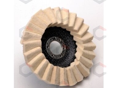 Poliravimo diskas baltas lapelinis | 125 mm x 22 mm (FT0064)