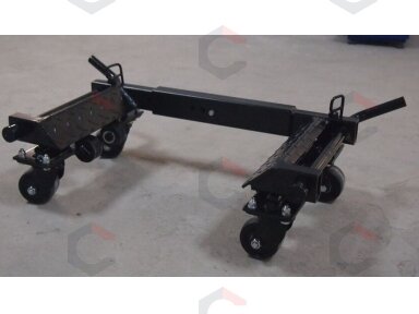 Pozicionavimo vežimėlis | 2x800 kg | 14"-23"/ 300 mm padangoms | 1600 kg / 2 vnt. (PJ800)