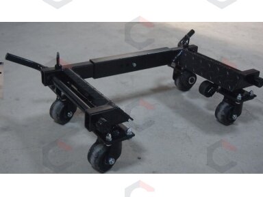 Pozicionavimo vežimėlis | 2x800 kg | 14"-23"/ 300 mm padangoms | 1600 kg / 2 vnt. (PJ800)