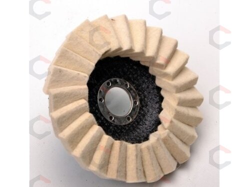 Poliravimo diskas baltas lapelinis | 125 mm x 22 mm (FT0064) 1