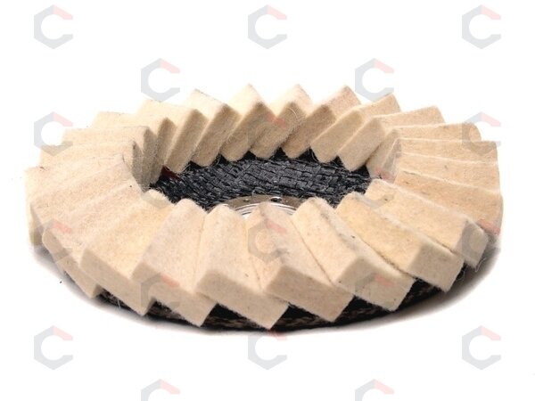 Poliravimo diskas baltas lapelinis | 125 mm x 22 mm (FT0064) Poliravimo diskas baltas lapelinis | 125 mm x 22 mm (FT0064)