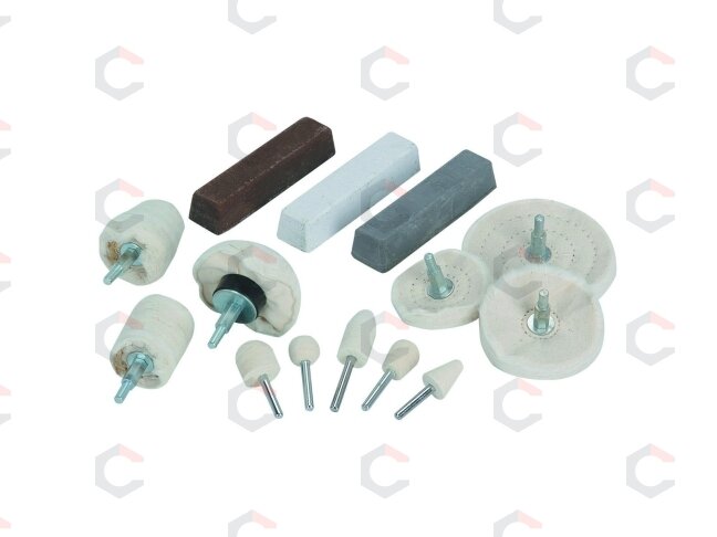 Poliravimo antgalių rinkinys | su pasta | 14 vnt. (AP14S) 1 Poliravimo antgalių rinkinys | su pasta | 14 vnt. (AP14S) 1