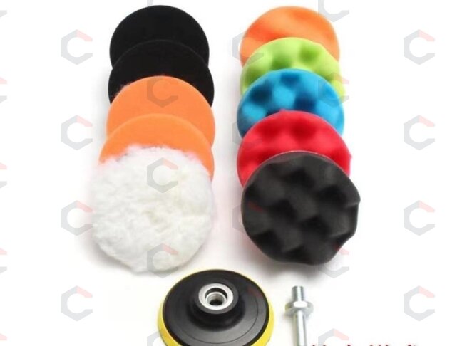Poliravimo padų rinkinys | Ø 115 mm | 12 vnt. (BW1012) 4 Poliravimo padų rinkinys | Ø 115 mm | 12 vnt. (BW1012) 4