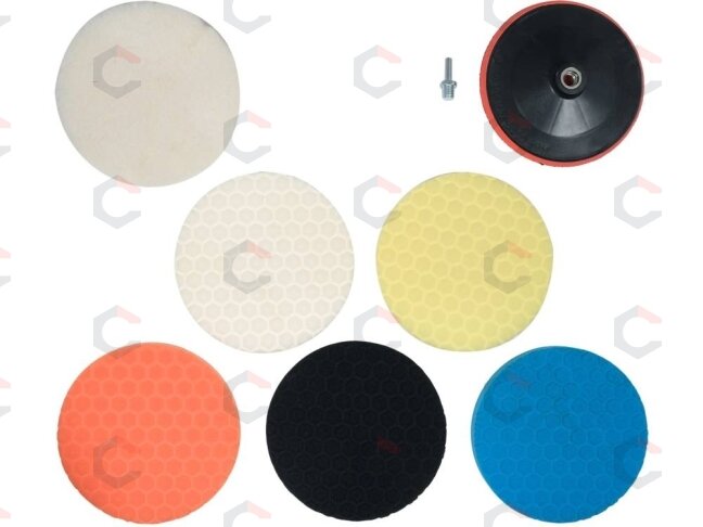 Poliravimo rinkinys | 180 mm | M14 | 8 vnt (YT-47933) 2 Poliravimo rinkinys | 180 mm | M14 | 8 vnt (YT-47933) 2