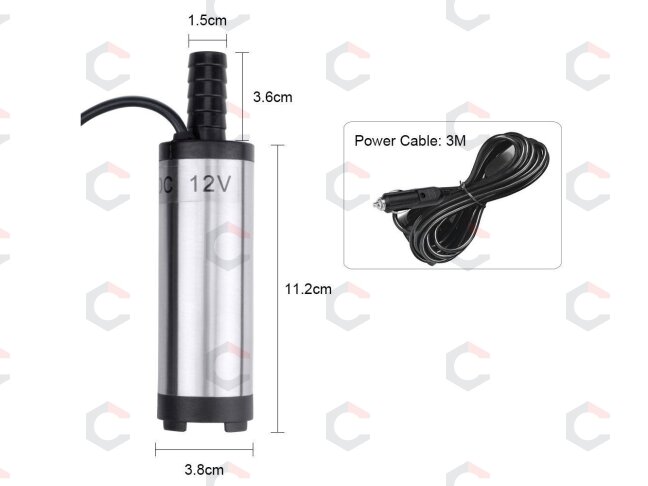Pompa dyzeliui siaura | Ø 38 mm | 12V (TA-38C) Pompa dyzeliui siaura | Ø 38 mm | 12V (TA-38C)
