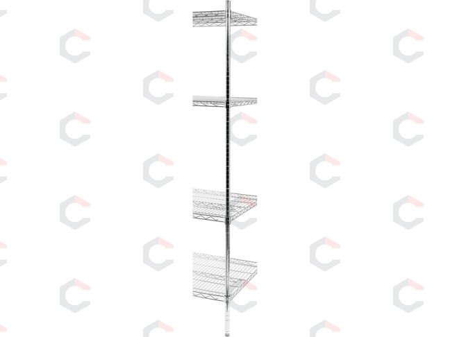 Stulpas grotelių tipo stelažui YATO | 188 cm (YG-09065) 3 Stulpas grotelių tipo stelažui YATO | 188 cm (YG-09065) 3