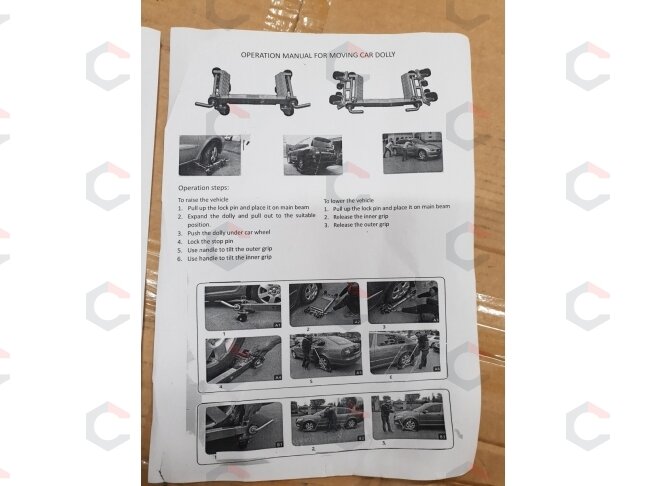 Pozicionavimo vežimėlis | 2x800 kg | 14"-23"/ 300 mm padangoms | 1600 kg / 2 vnt. (PJ800) 5 Pozicionavimo vežimėlis | 2x800 kg | 14"-23"/ 300 mm padangoms | 1600 kg / 2 vnt. (PJ800) 5