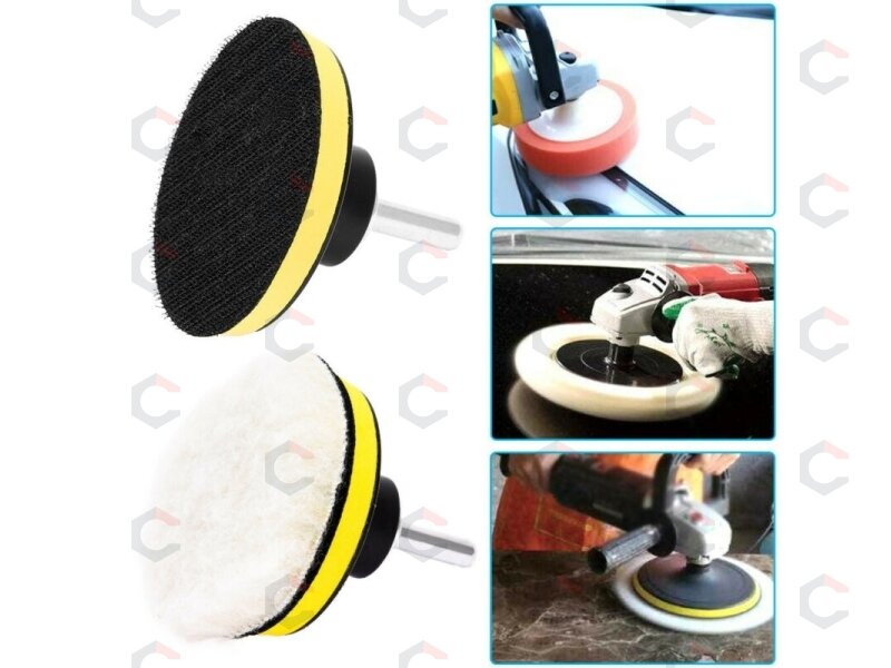 Poliravimo padų rinkinys | Ø 180 mm | 12 vnt. (BK1006) 6 Poliravimo padų rinkinys | Ø 180 mm | 12 vnt. (BK1006) 6