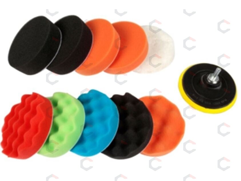 Poliravimo padų rinkinys | Ø 180 mm | 12 vnt. (BK1006) 3 Poliravimo padų rinkinys | Ø 180 mm | 12 vnt. (BK1006) 3