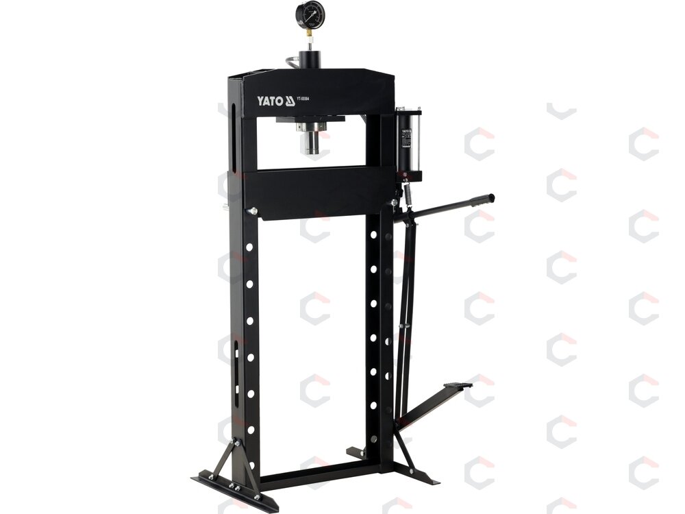 Presas hidraulinis | 20 tonų | kojinis valdymas | 0–925 mm eiga (YT-55584) 2 Presas hidraulinis | 20 tonų | kojinis valdymas | 0–925 mm eiga (YT-55584) 2