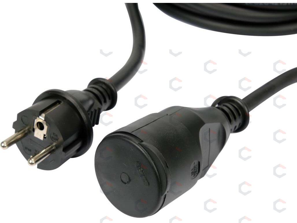 Prailginimo kabelis guminis IP44, 3x1,5mm2 20m (YT-81022) 3