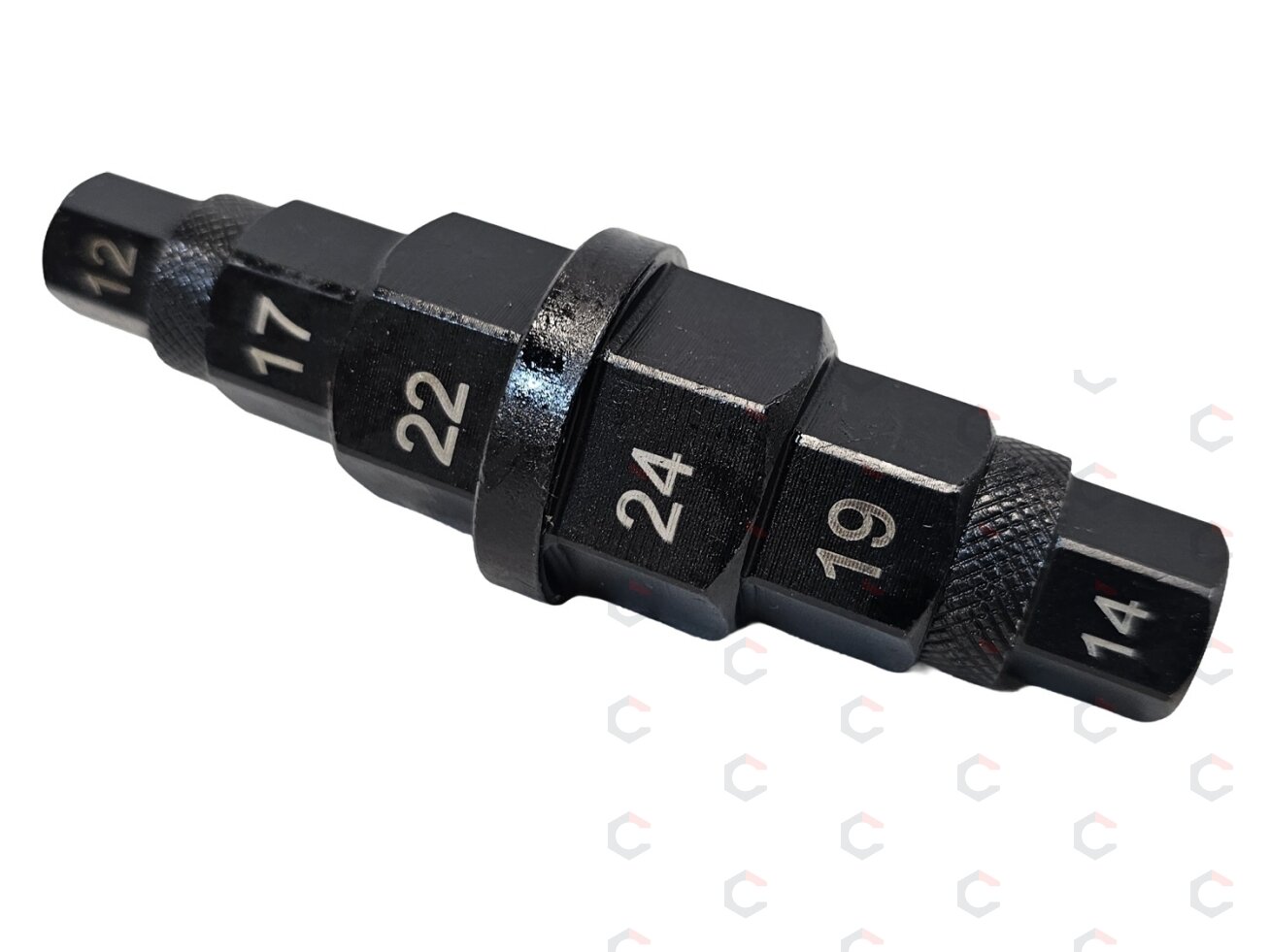 Priekinės ašies adapteris motociklui | 10 mm (3/8") | 12 - 24 mm (SK456T) 1 Priekinės ašies adapteris motociklui | 10 mm (3/8") | 12 - 24 mm (SK456T) 1