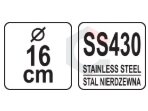 Presas mėsai | smash burgeriams, nerūdijantis plienas | Ø 16 cm (YG-20135) 4 Presas mėsai | smash burgeriams, nerūdijantis plienas | Ø 16 cm (YG-20135) 4