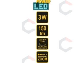 Prožektorius LED CREE XP-E 3W (88550) 3 Prožektorius LED CREE XP-E 3W (88550) 3