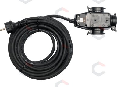Prailginimo kabelis guminis IP44, 3x1,5mm² 20 m su 3 rozečių lizdais (YT-81162) Prailginimo kabelis guminis IP44, 3x1,5mm² 20 m su 3 rozečių lizdais (YT-81162)