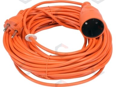 Prailginimo kabelis su lizdu 2x1 mm² 20m (82673) Prailginimo kabelis su lizdu 2x1 mm² 20m (82673)