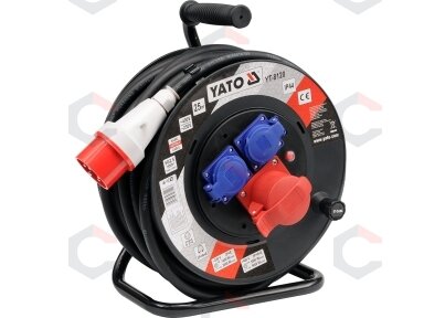Prailgintuvas su rite | pramoninis | ip44, 25m, 5g2,5mm, 230/400V (YT-8120)