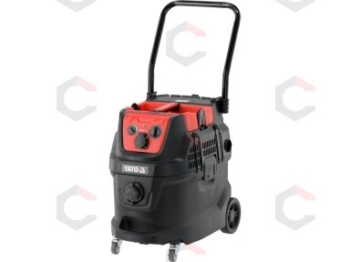 Pramoninis dulkių siurblys – automatinis filtro kratytuvas HEPA – 1600/3600 W | 40 l (YT-85717) Pramoninis dulkių siurblys – automatinis filtro kratytuvas HEPA – 1600/3600 W | 40 l (YT-85717)