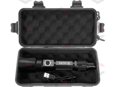 Prožektorius 10W 900LM IP64, LI-ION 3,7V 2200MAH 200M, POWERBANK, ZOOM | Akumuliatorinis (YT-08559) Prožektorius 10W 900LM IP64, LI-ION 3,7V 2200MAH 200M, POWERBANK, ZOOM | Akumuliatorinis (YT-08559)